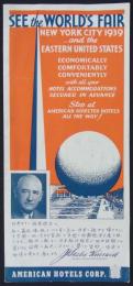 [英]　See th World's Fair, New York City 1939 and　the Eastern United States.