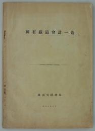 国有鉄道会計一覧　昭和八年七月