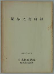 保存文書目録　昭和33年6月