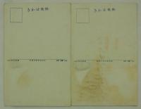 建築興業株式会社　平和記念東京博覧会絵葉書2点　