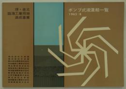 堺・泉北臨海工業用地造成事業　ポンプ式浚渫船一覧　1962.8　