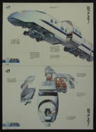 [新幹線パネル広告]　「のぞみテクノロジー・知ってる！」（偶数車両・奇数車両）　