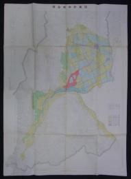 岡谷都市計画図　昭和五十二年三月