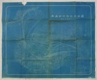 [仮題]　満鉄本渓湖附属地　青焼平面図2枚　