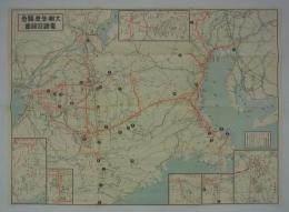 大軌、参急、関急電鉄沿線図　