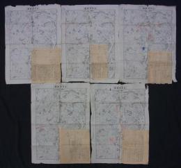 [仮題]　昭和四年度第二期検閲中隊教練検閲計画（第一・二中隊）　演習経過図　