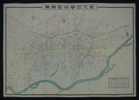 康徳六年四月　奉天市教育要覧（裏面奉天市学校配置図）　