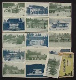 [絵葉書]　日光山東照宮大模型完成紀念写真　