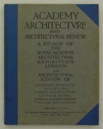Academy Architecture and Architectural Review Volume 52. 1921.　
