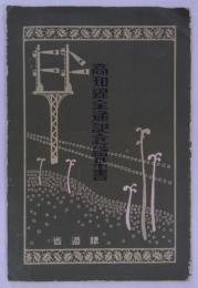 高知線全通記念絵葉書　