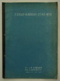 池袋映画館―曲板屋根假枠の沈下測定―報告書　昭和28年10月22日