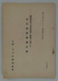 繊維製品の規格品質と価格に関する官民懇談会速記録　