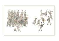 安野光雅限定版画・『少年時代』集合写真　限定80部之内7番