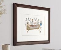 安野光雅限定版画・『少年時代』タマゴまんじゅう　限定80部之内7番