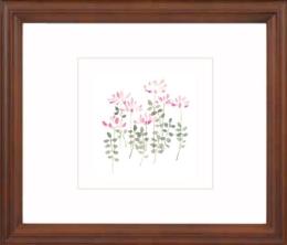 安野光雅限定版画・『本が好き』蓮華草　限定80部之内7番