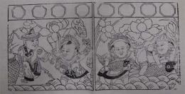 中国版画・年画　河北省武強・四子
