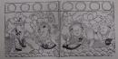 中国版画・年画　河北省武強・四子
