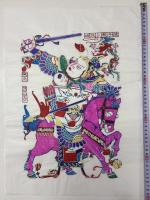 中国版画・年画　三国志・趙子龍（趙雲子龍）