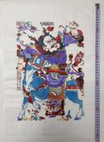 中国版画・年画　三国志・張翼徳（張飛翼徳）