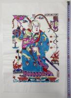 中国版画・年画　三国志・周瑜（知将周瑜）