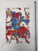 中国版画・年画　三国志・関雲長（関羽雲長）