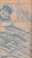 【電人アロー/一峰大二/「少年」1965年8月号別冊付録】見よ!!アローの顔が、手が、足がとけていく…