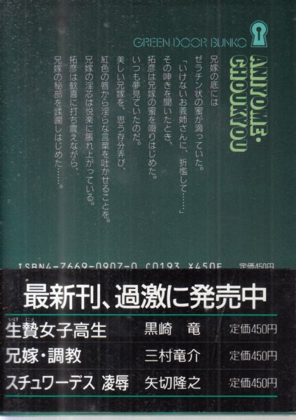 兄嫁・調教/グリーンドア文庫】 | 三村竜介 | グリーンドア社、勁文社