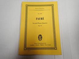 [洋］Edition Eulenburg 1404 FAURE：Second Piano Quartet Op.45