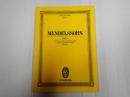 [洋］Edition Eulenburg 81 MENDELSSOHN：TRIO for Piano,Violin and Violoncello C minor Op.66/2