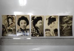 ブロマイド 山田五十鈴 5枚一括