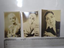 ブロマイド 小夜福子 3枚一括