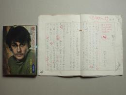 菅原文太　草稿「ビバ・ドロン」400字詰13枚完　掲載誌「シネアルバム14、アラン・ドロン」付