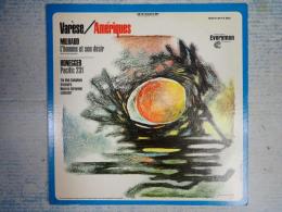 ▼LP　Varese/Ameriques、Milhaud/L'homme et son desir, Honegger/Pacific 231　輸入盤