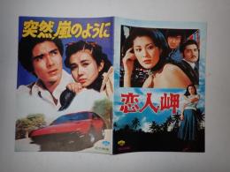 映画パンフレット　突然、嵐のように/恋人岬