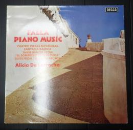 ▼LP Falla：Piano Music／Alicia De Larrocha