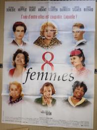 大判映画ポスター　8人の女たち フランス版