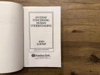 AN ESSAY CONCERNING HUMAN UNDERSTANDING