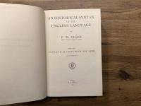 AN HISTORICAL SYNTAX OF THE ENGLISH LANGUAGE
