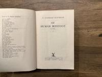 OF HUMAN BONDAGE  A NNOVEL