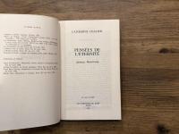 PENSEES DE L' E TERNITE  Spinoza,  Rosenzweig