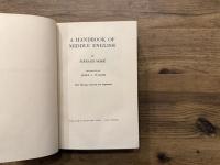 A HANDBOOK OF MIDDLE ENGLISH   TRANSLATED BY JAMES A. WALKER   Fifth Printing, Corrected and Augmented