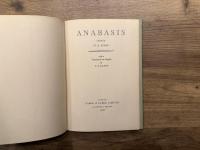 ANABASIS  a poem by ST.-J. PERSE   with a Translation into English by T. S. ELIOT