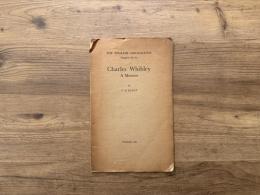 Charles Whibley  A Memoir