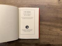 DE RE PUBLICA  DE LEGIBUS   WITH AN ENGLISH TRANSLATION BY CLINTON WALKER KEYES