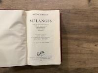 MELANGES   L'IDEE DE LIEU CHEZ ARISTOTE  DUREE ET SIMULTANEITE  CORRESPONDANCE  PIECES DIVERSES  DOCUMENTS