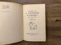 FACSIMILE OF A NONSENSE ALPHABET  DRAWN AND WRITTEN BY EDWARD LEAR