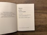 Theory of the Avant-Garde   Translated from the German by Michael Shaw  Foreword by Jochen Schulte-Sasse
