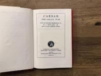 CAESAR  THE GALLIC WAR   WITH AN ENGLISH TRANSLATION BY H. J. EDWARDS  [LOEB CLASSICAL LIBRARY]