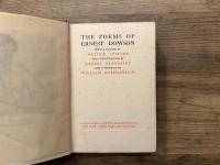 THE POEMS OF ERNEST DOWSON   WITH A MEMOIR BY ARTHUR SYMONS   FOUR ILLUSTRATIONS BY AUBREY BEARDSLEY  AND A PORTRAIT BY WILLIAM ROTHENSTEIN