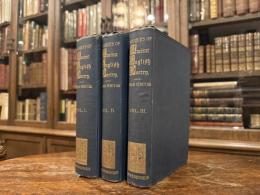 RELIQUES OF Ancient English Poetry, CONSISTING OF OLD HEROIC BALLADS, SONGS, AND OTHER PIECES OF OUR EARLIER POETS, TOGETHER WITH SOME FEW OF LATER DATE, BY THOMAS PERCY, BISHOP OF DROMORE,  EDITED WITH A GENERAL INTRODUCTION, ADDITIONAL PREFACES, NOTES, GLOSSARY, ETC., BY HENRY B. WHEATLEY  IN THREE VOLUMES